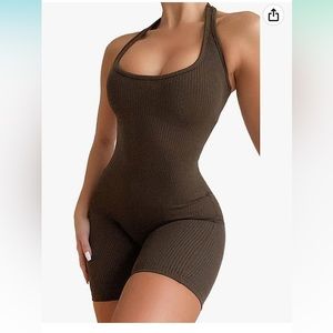 Bodycon jumpsuit/romper 🤎